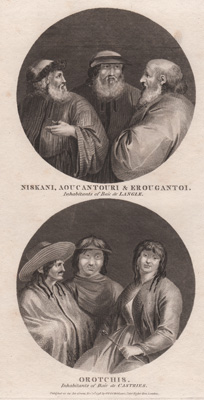 Niskani, Aoucantouri & Erougantoi, Inhabitants of Baie de Langle Orotchis, Inhabitants of Baie de Castries 